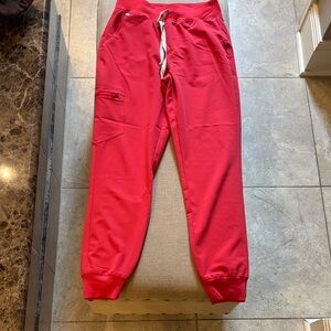 Figs Women's Red Jogger Pants Size S